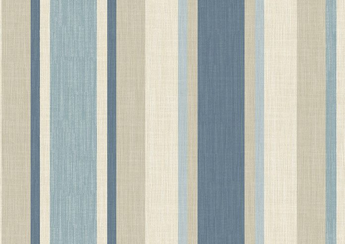 Laura Ashley Awning Stripe, Seaspray - Twist&Fit Roman Blind - Image 8